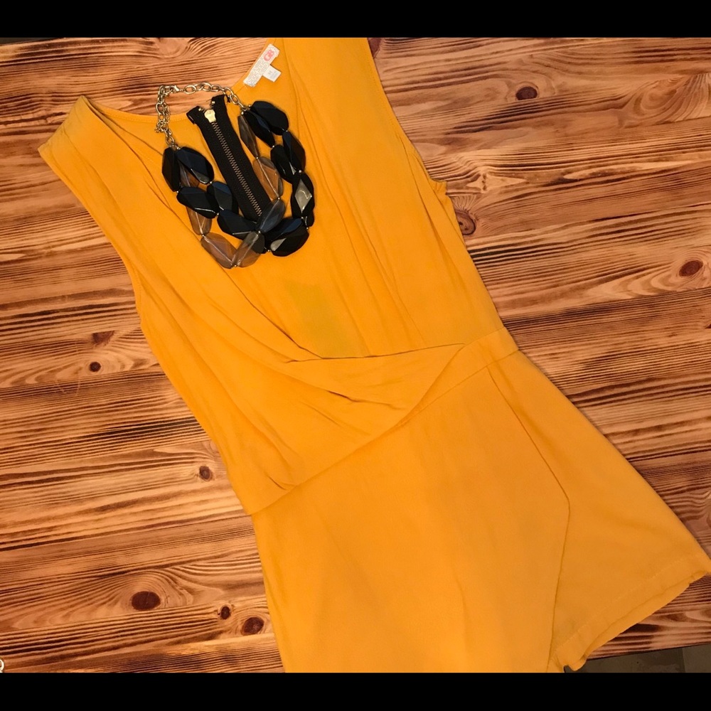 Mustard yellow romper